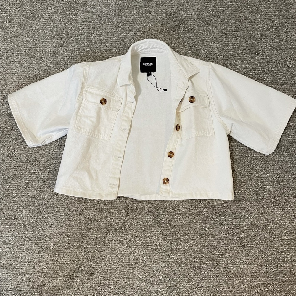 Nasty Gal white denim